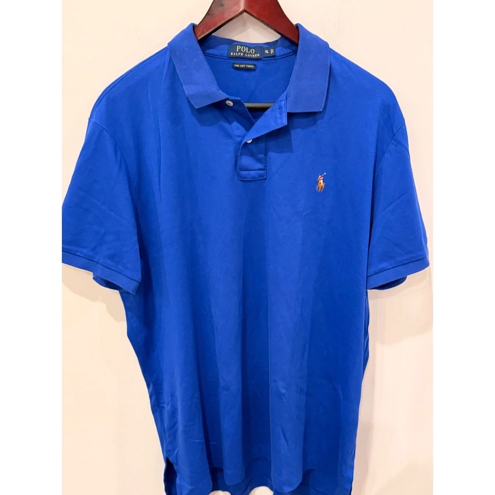 Polo Ralph Lauren Pima Soft Touch Polo Shirt Blue XL Classic Fit